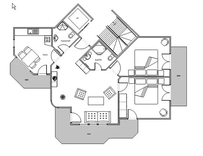 Lägenhet Haus Evita Saas-Grund